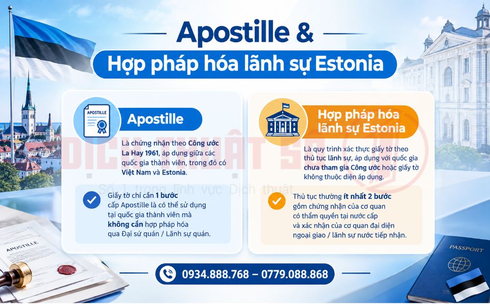 Hợp pháp hóa lãnh sự Estonia là gì