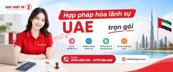 Hợp pháp hóa lãnh sự UAE trọn gói, báo giá 2026