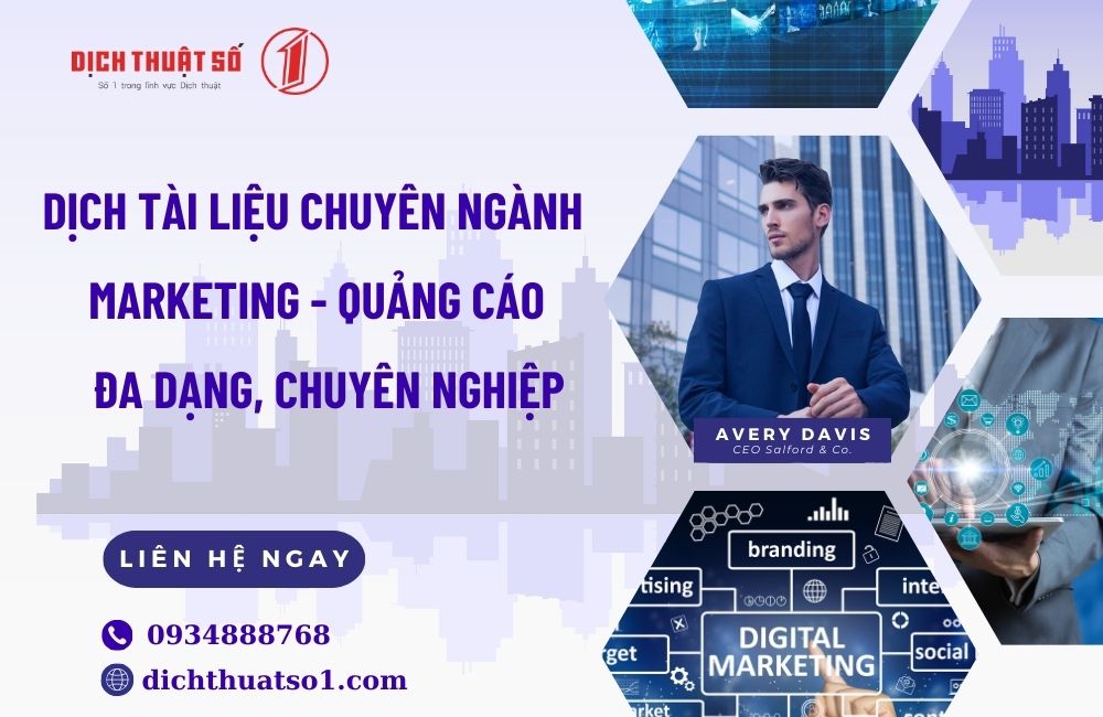 dịch chuyên ngành marketing