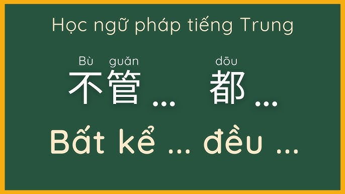Học ngữ pháp tiếng Trung