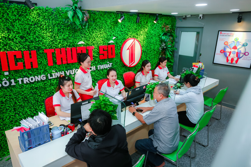 Văn phòng Dịch Thuật Số 1 tại 187a CMT8